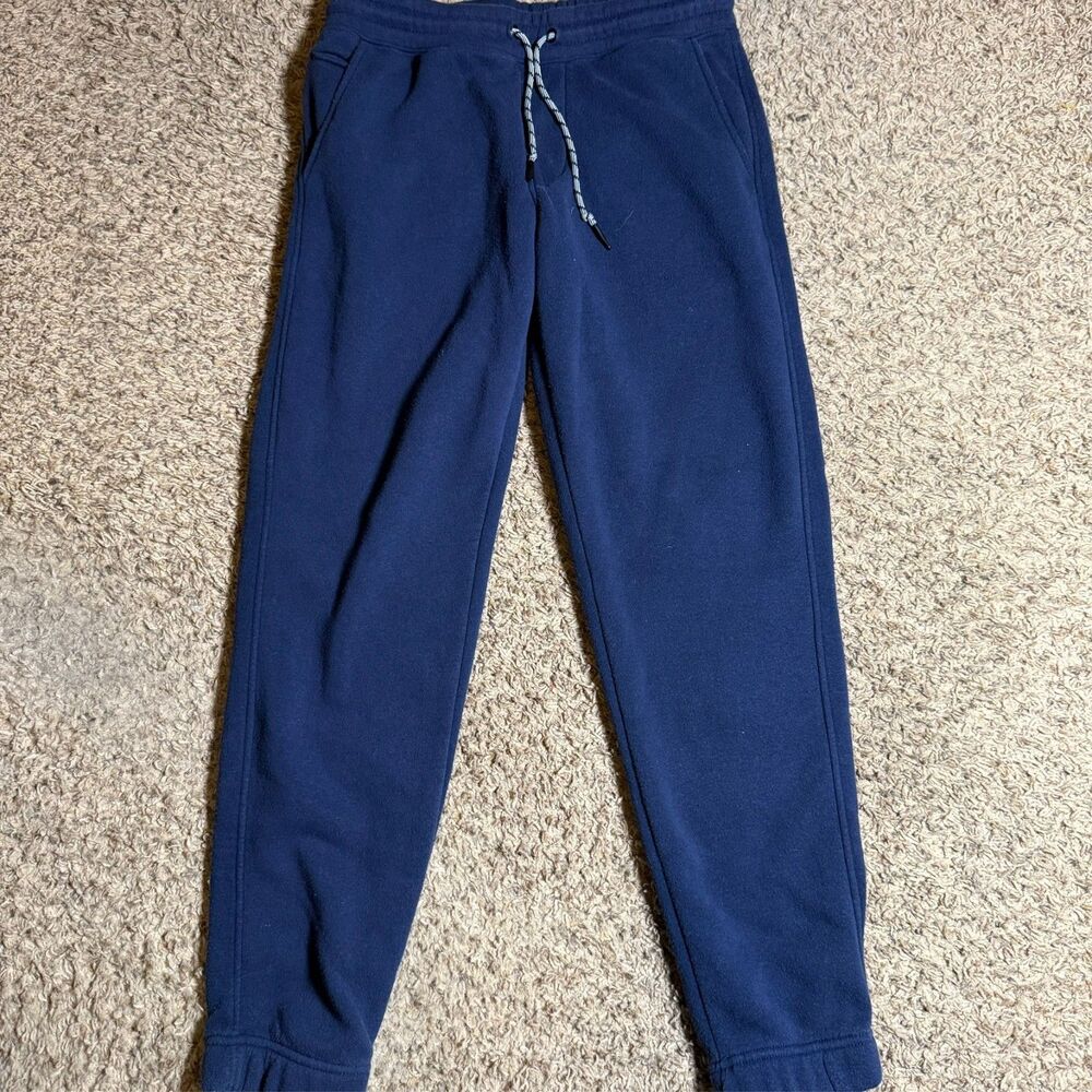 Weatherproof Vintage Men's fleece lined jogger sweatpants size M Blue Navy